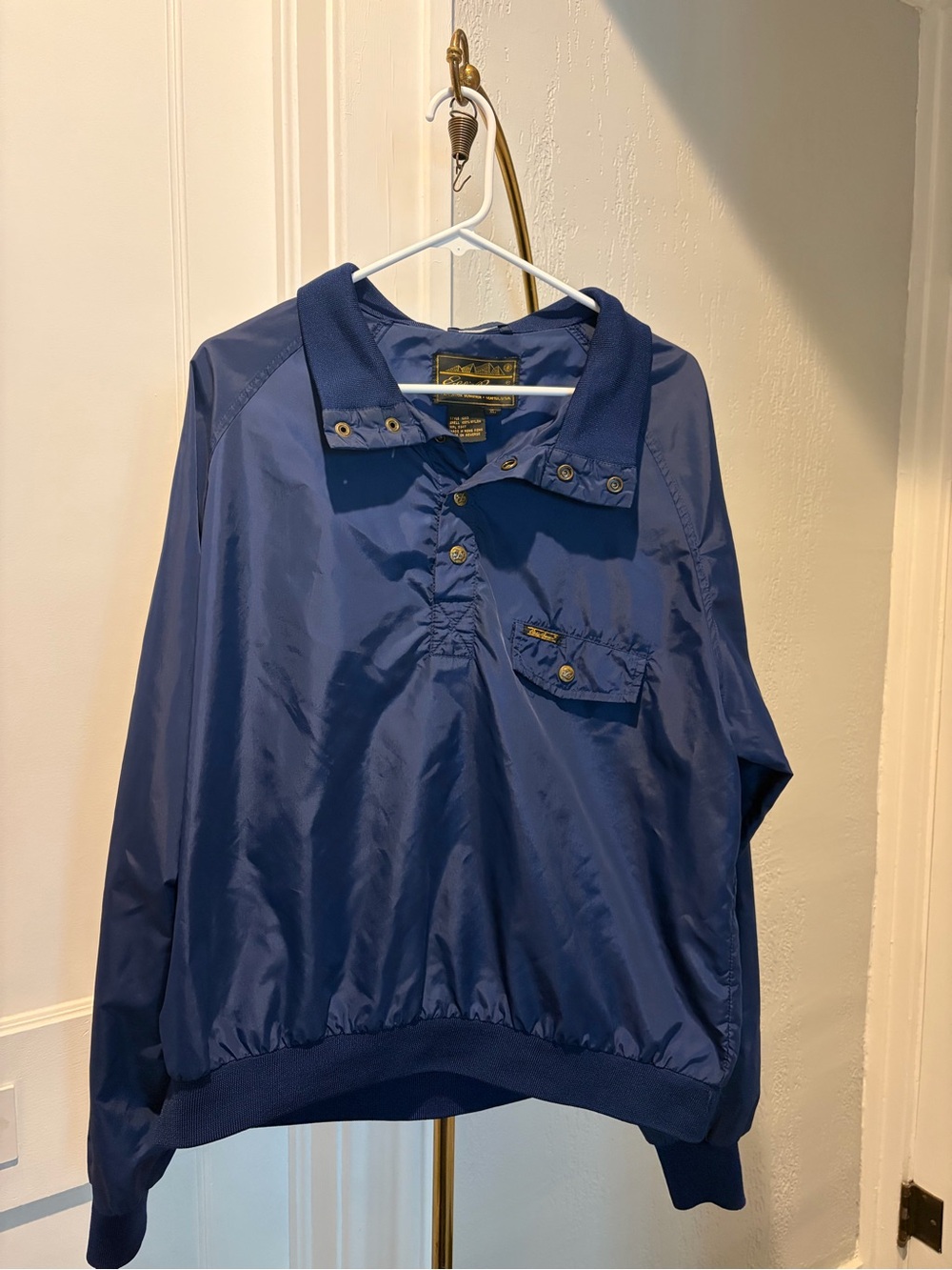 Vintage Eddie Bauer Navy Pullover Windbreaker